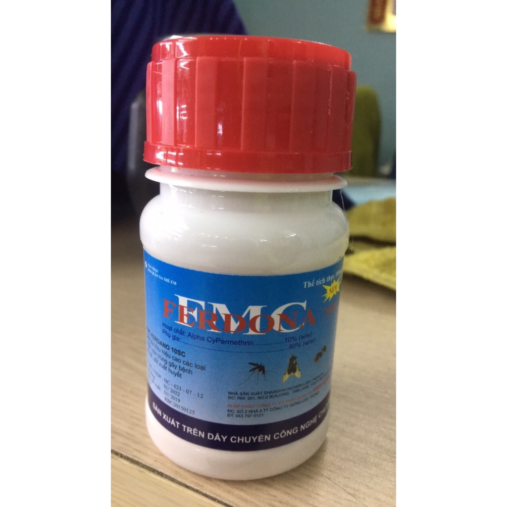 Thuốc muỗi FERDONA 100ml, - dạng pha nước phun - hanpet 317b