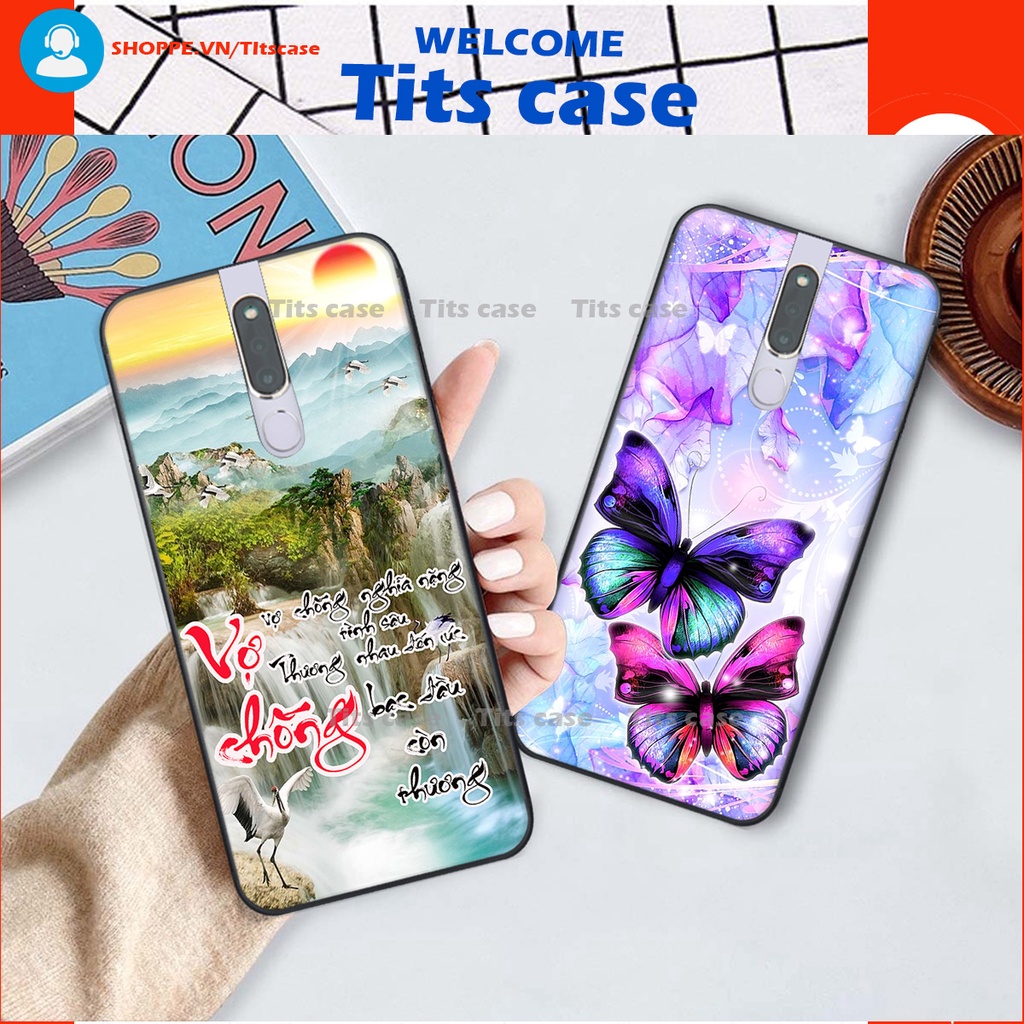 Ốp lưng  Oppo F11 PRO in hình thiên nga,hoa may mắn, đặc sắc ĐỘC - LẠ - BỀN