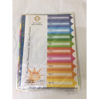 Tập chia file nhựa A4