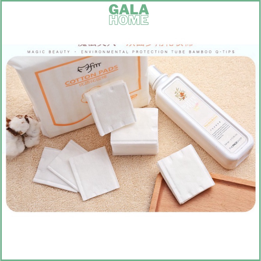 Bông tẩy trang 222 miếng bông tẩy trang cotton pads GALA HOME