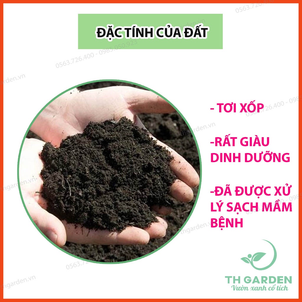 Đất trồng rau Tribat 20dm3 - Khoảng 8-10kg