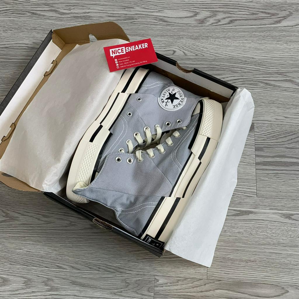 Giày Converse Chuck 70 Plus Grey, Giày Thể Thao Cv Xanh Pastes Full Box   - NICE SNEAKER | Chất lượng siêu cấp.