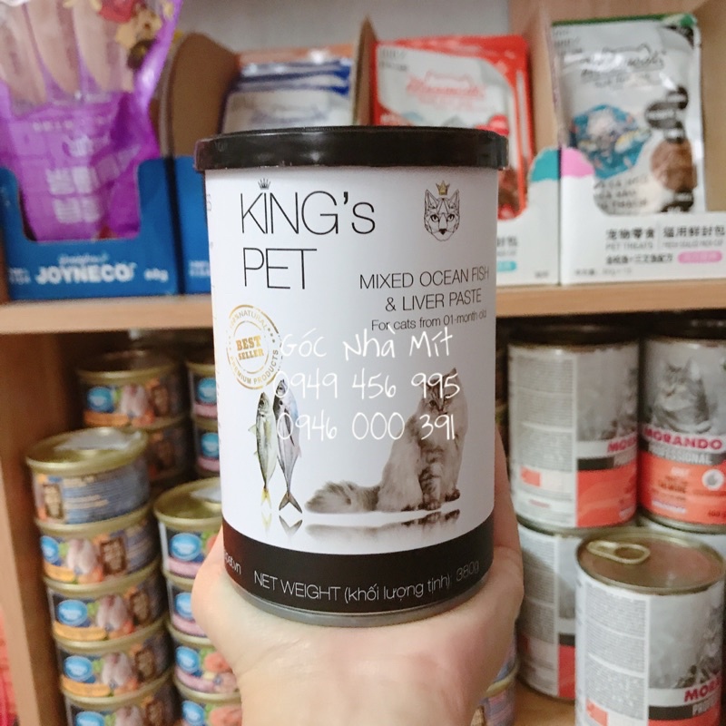 Pate KING’S PET thức ăn ướt dành cho chó - mèo