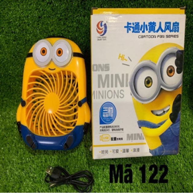 Quạt bàn Minion pin sạc