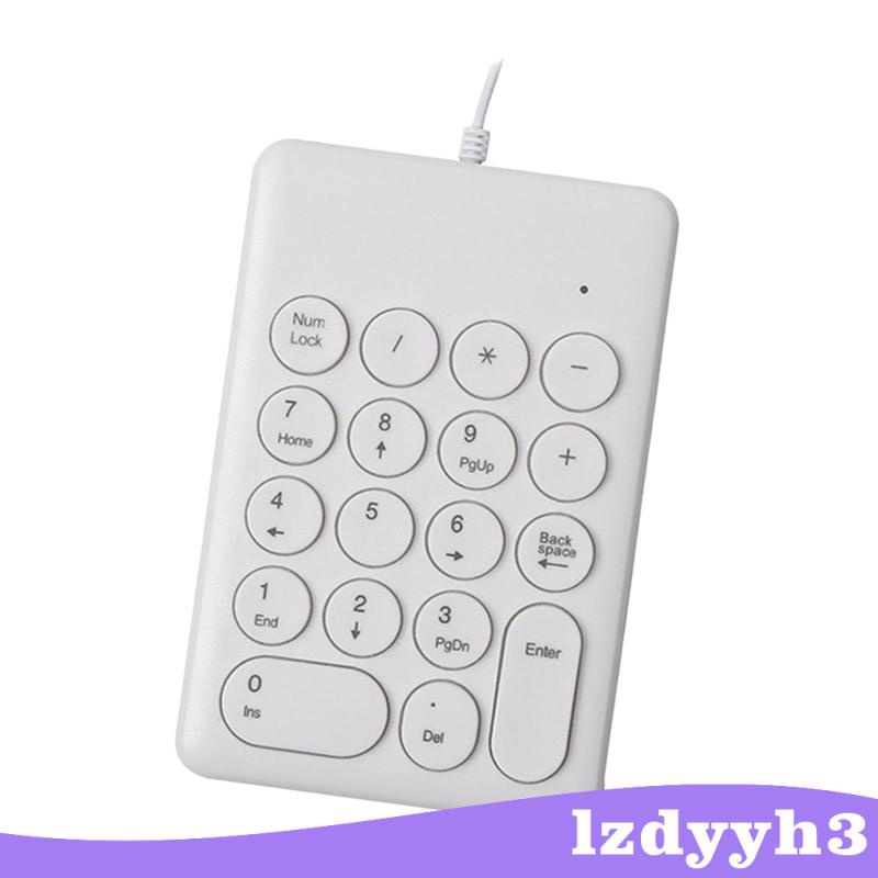 Bàn Phím Số 18 Phím Có Dây Lzdyyh3 Dùng Cho Laptop Máy Tính Để Bàn
