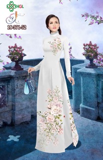Vải Áo Dài Tằm Ý/ Lụa Nhật Hoa Ngực & Tà
