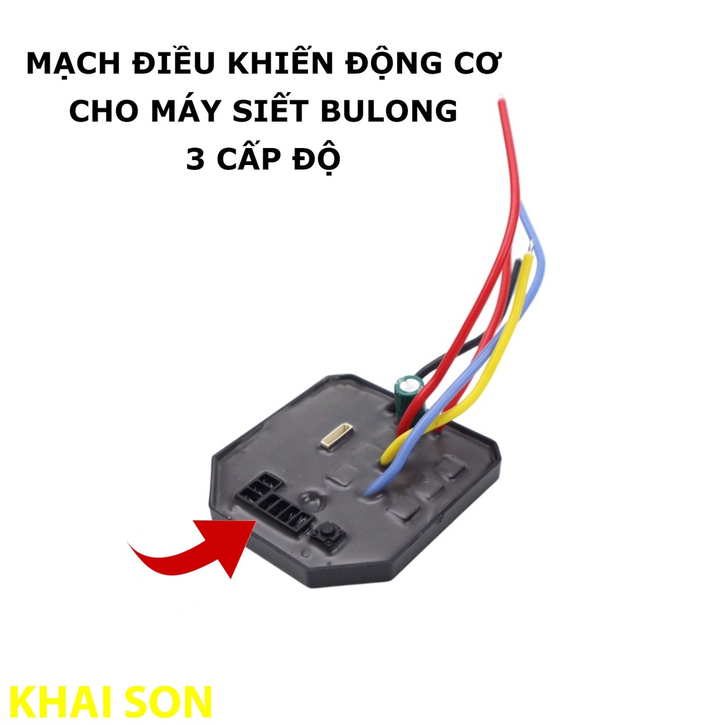 Mạch điều khiển động cơ siết bulong 3 cấp tốc độ