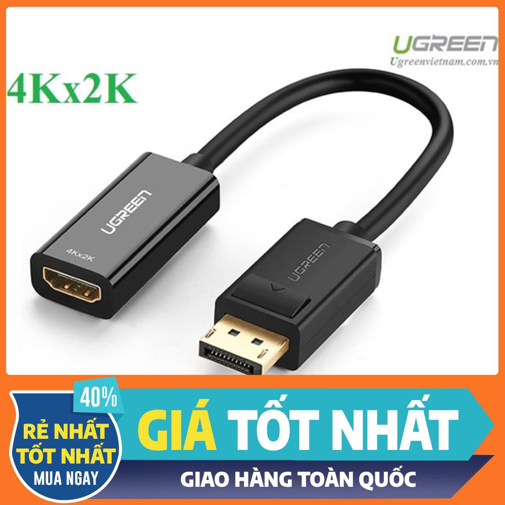 Cáp chuyển đổi Displayport to HDMI hỗ trợ 4Kx2K chính hãng Ugreen 40363 cao cấp