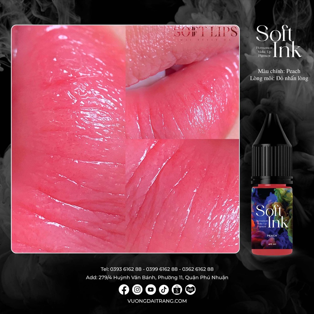 [ CHÍNH HÃNG ] Mực SOFTINK Minisize 3,3ml, 5ml Fullsize 10ml