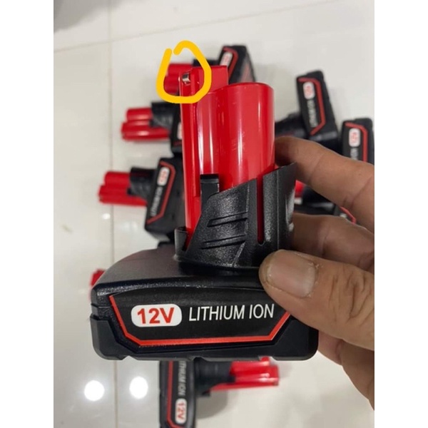 Pin dóng Milwaukee 12V SS25R