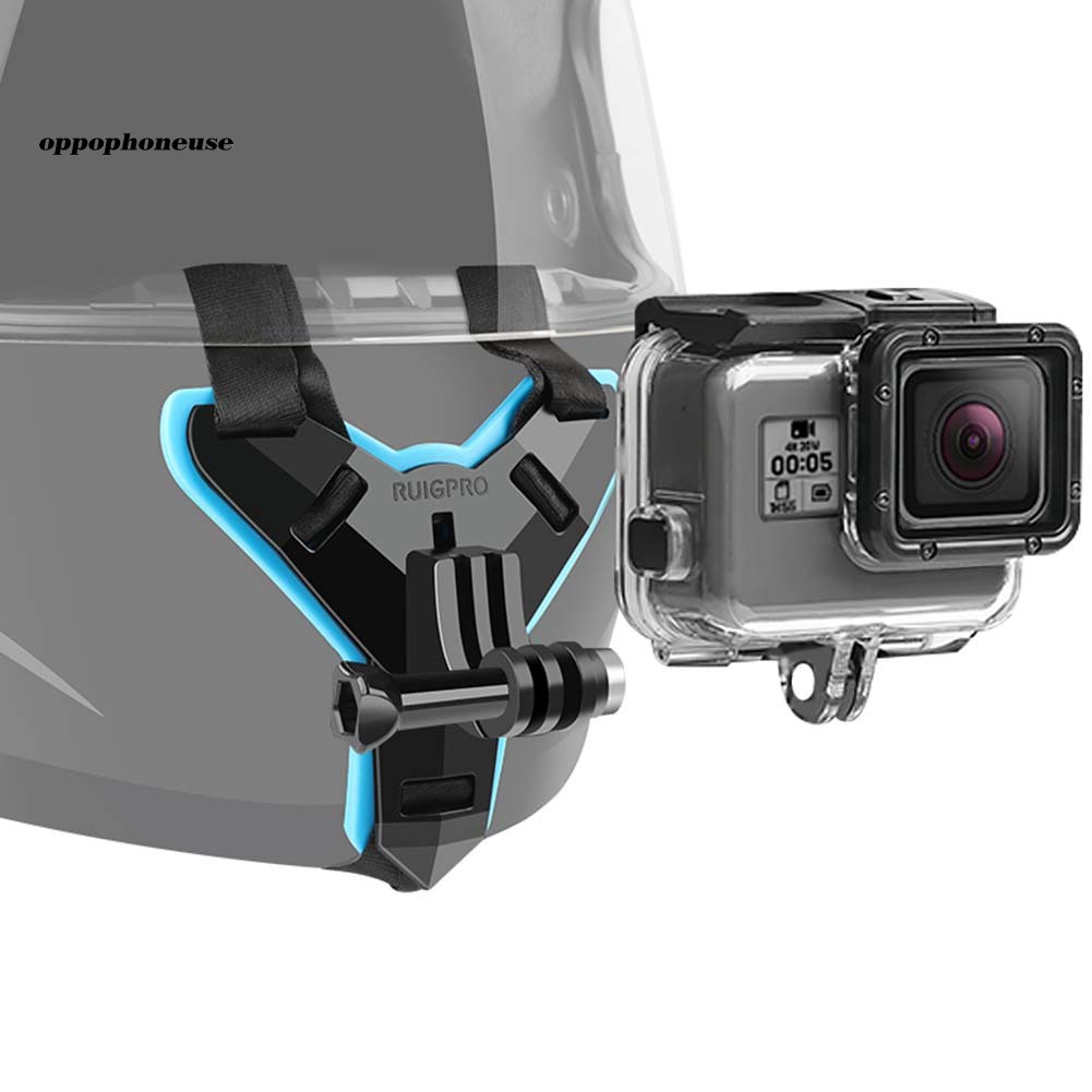 【OPHE】Đế gắn máy quay GoPro cho phần cằm mũ bảo hiểm tiện dụng
