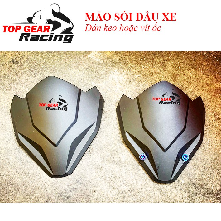 Mão Sói Đầu Xe Nhựa ABS Lắp Winner X và Các Loại Xe khác <TOPGEAR>