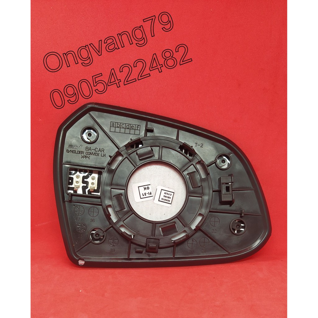 Mặt gương/kính chiếu hậu phía ngoài  xe Hyundai Grand I10- Ms: 87621B4060, 87611B4060