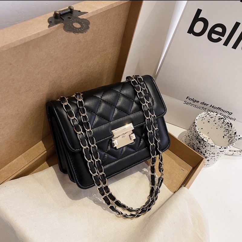 Túi đeo chéo đeo vai đi choi đẹp Bản 2 ngăn cao cấp