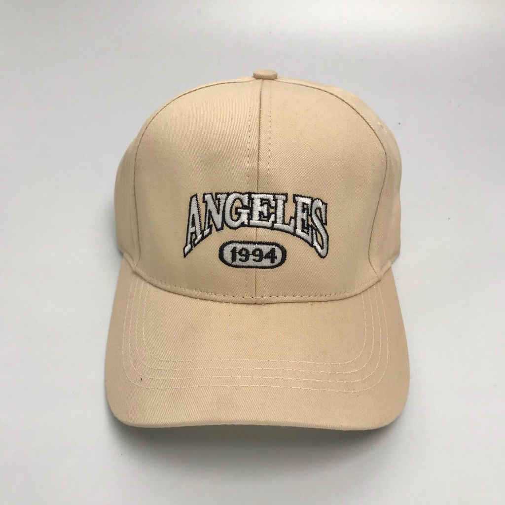 Mũ lưỡi trai ❤️ Nón kết thêu chữ ANGELES chất kaki cao cấp form unisex nam nữ N60