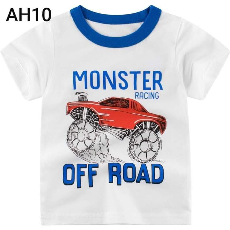 Áo Bé Trai cotton cộc tay 27kids chính hãng