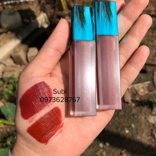 Son a31 a32 nắp xanh đỏ đất - đỏ nâu handmade