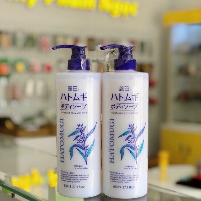 Lotion/Toner Dưỡng Ẩm HATOMUGI Reihaku Hạt Ý Dĩ Nhật Bản 500ml Hàng Nhật