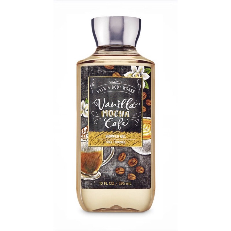 Gel Tắm Dưỡng Thể Bath & Body Works Vanilla Mocha Cafe 295Ml