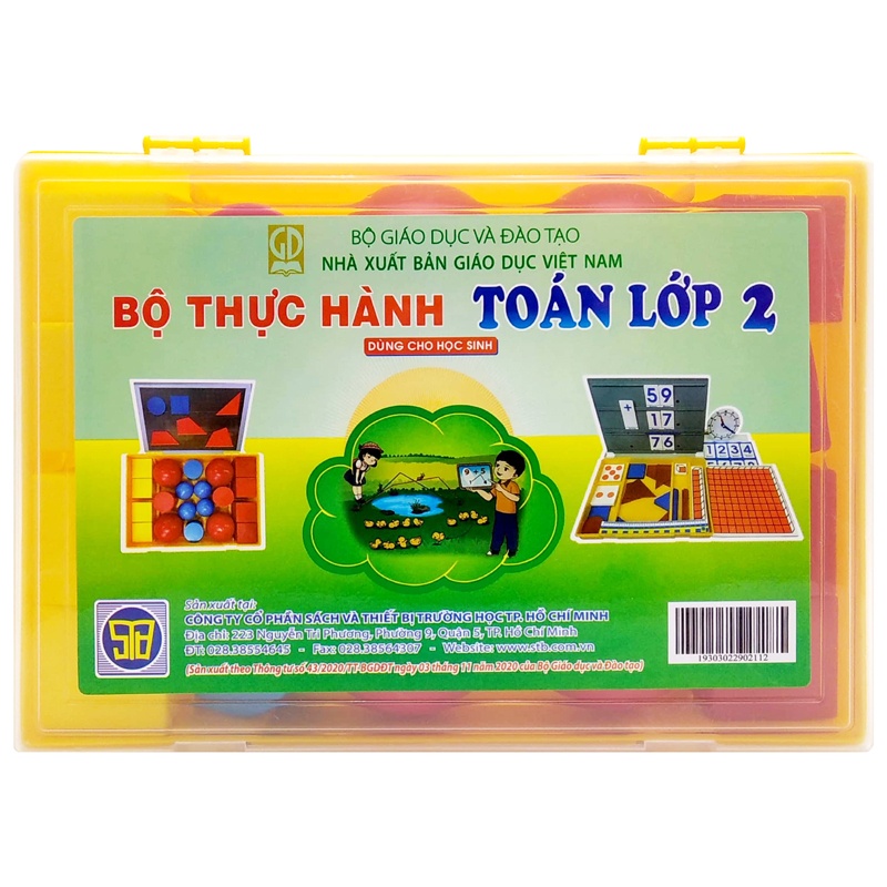 Bộ 2 Hộp Thực Hành Toán Lớp 2