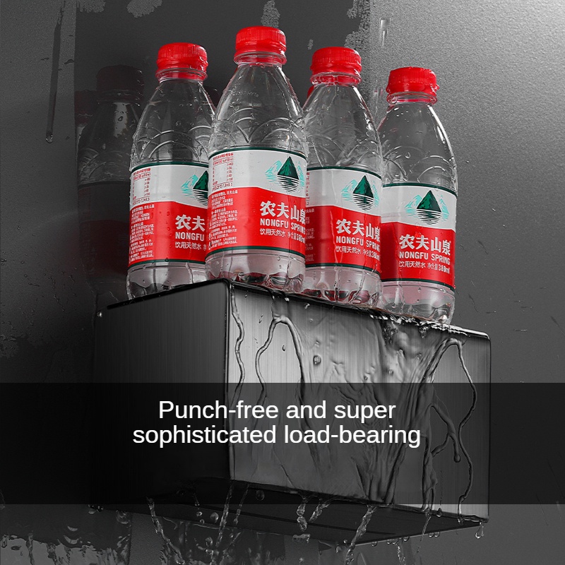 Hộp đựng cuộn giấy vệ sinh XINKUNLON gắn tường thép không gỉ 304 màu xám cao cấp tiện lợi