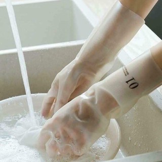 Găng Tay Cao Su Siêu Dai, Găng Tay Rửa Bát Cao Su  2397 GIANG PHẠM
