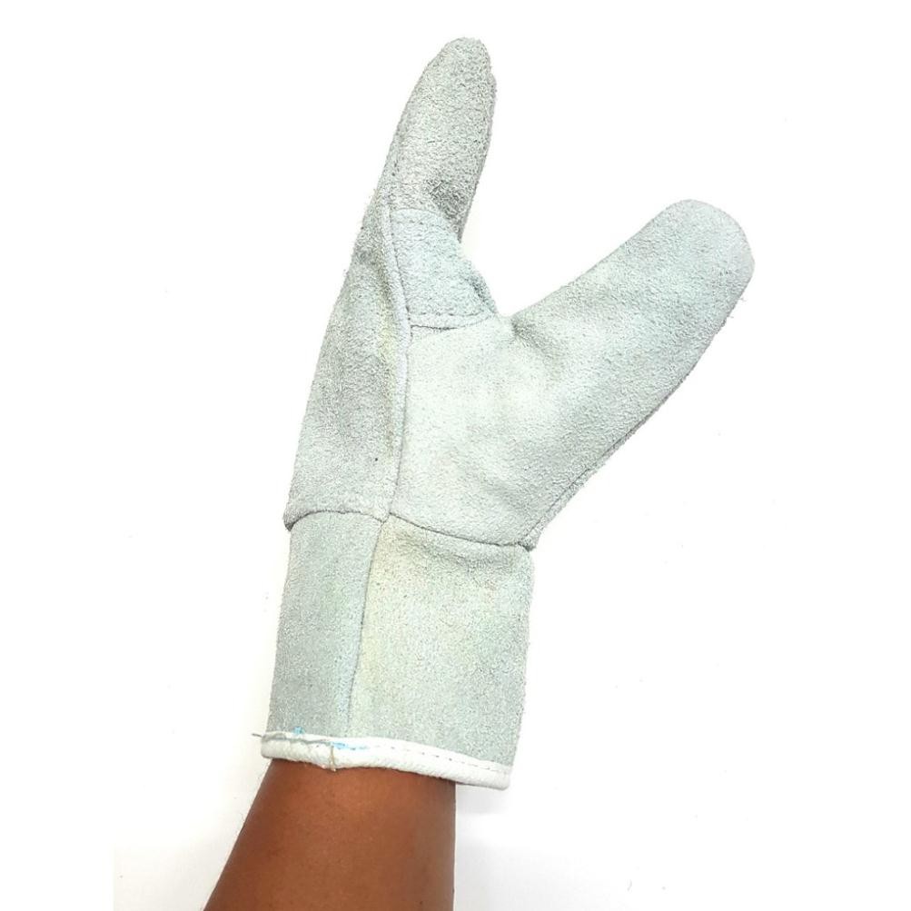 Găng tay da thợ hàn 2 lớp loại ngắn ( BHVN )