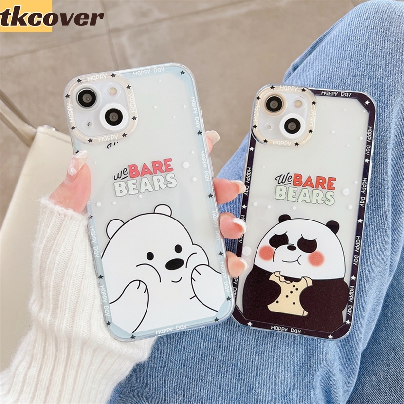 Ốp Điện Thoại Silicon Trong Suốt Hình Gấu Dễ Thương Cho OPPO Reno 7 6 5 Pro 7Z 6Z 5Z 5F 4F 2F 2Z 7 6 5 4 Lite F17 F11 F9 Pro