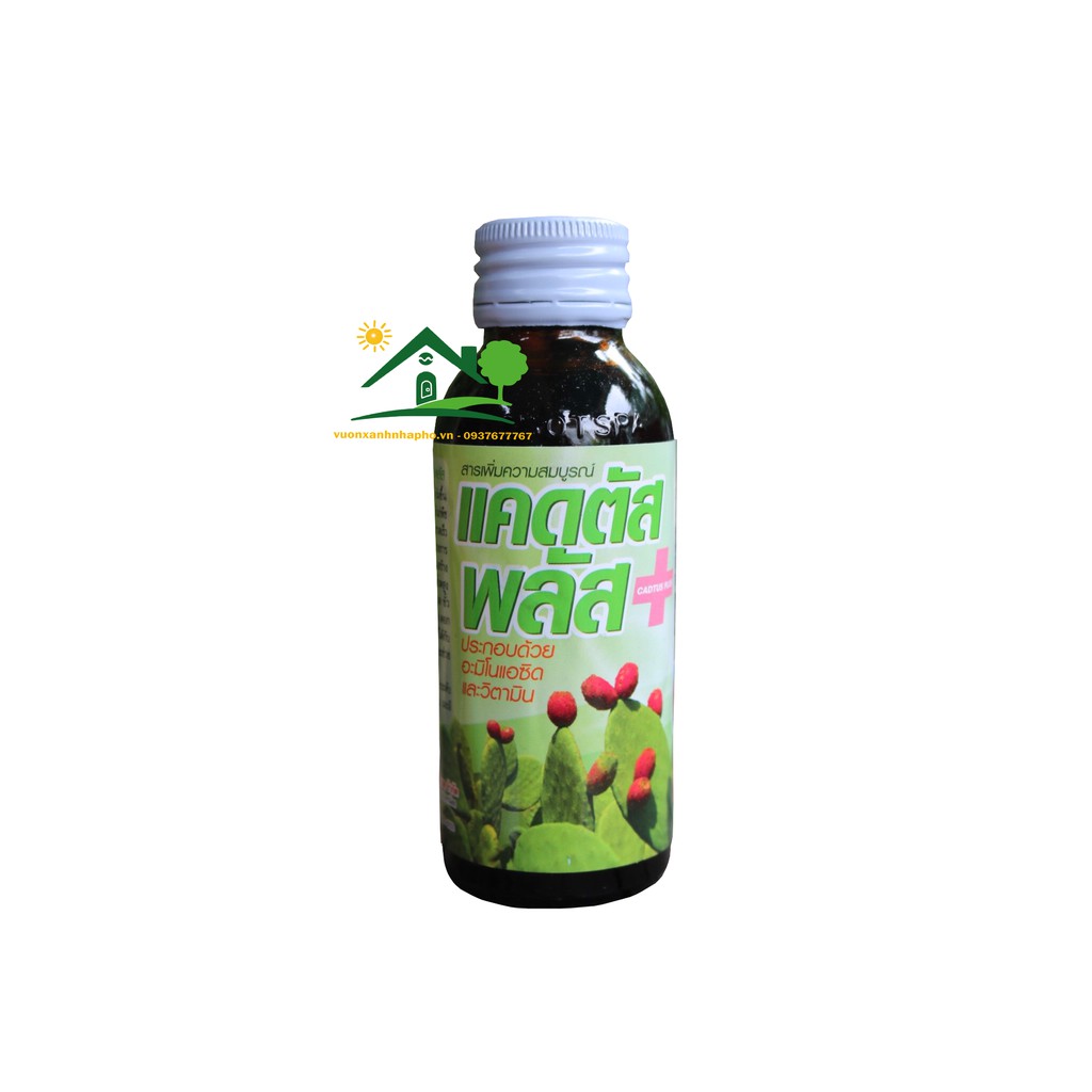 Cactus plus thuốc chuyên cho sen đá xương rồng tăng trưởng nhánh kích ra hoa hàng thailand lọ 100ml