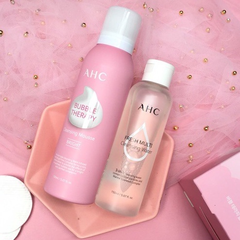 Sữa rửa mặt và tẩy trang AHC dạng bọt 150ml