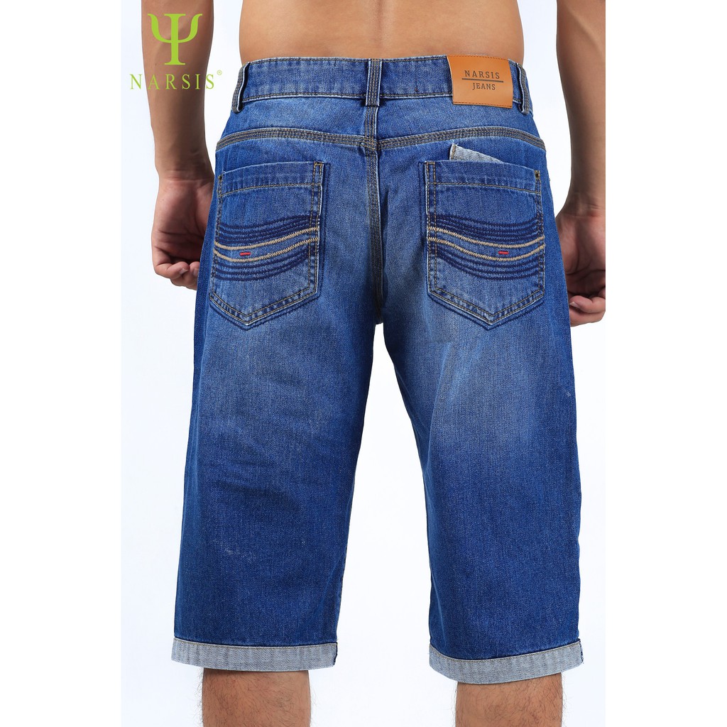 Quần short bò nam Narsis S7011