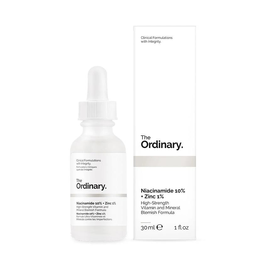 Tinh chất The Ordinary Niacinamide 10% + Zinc 1% giảm mụn, thu nhỏ lỗ chân lông