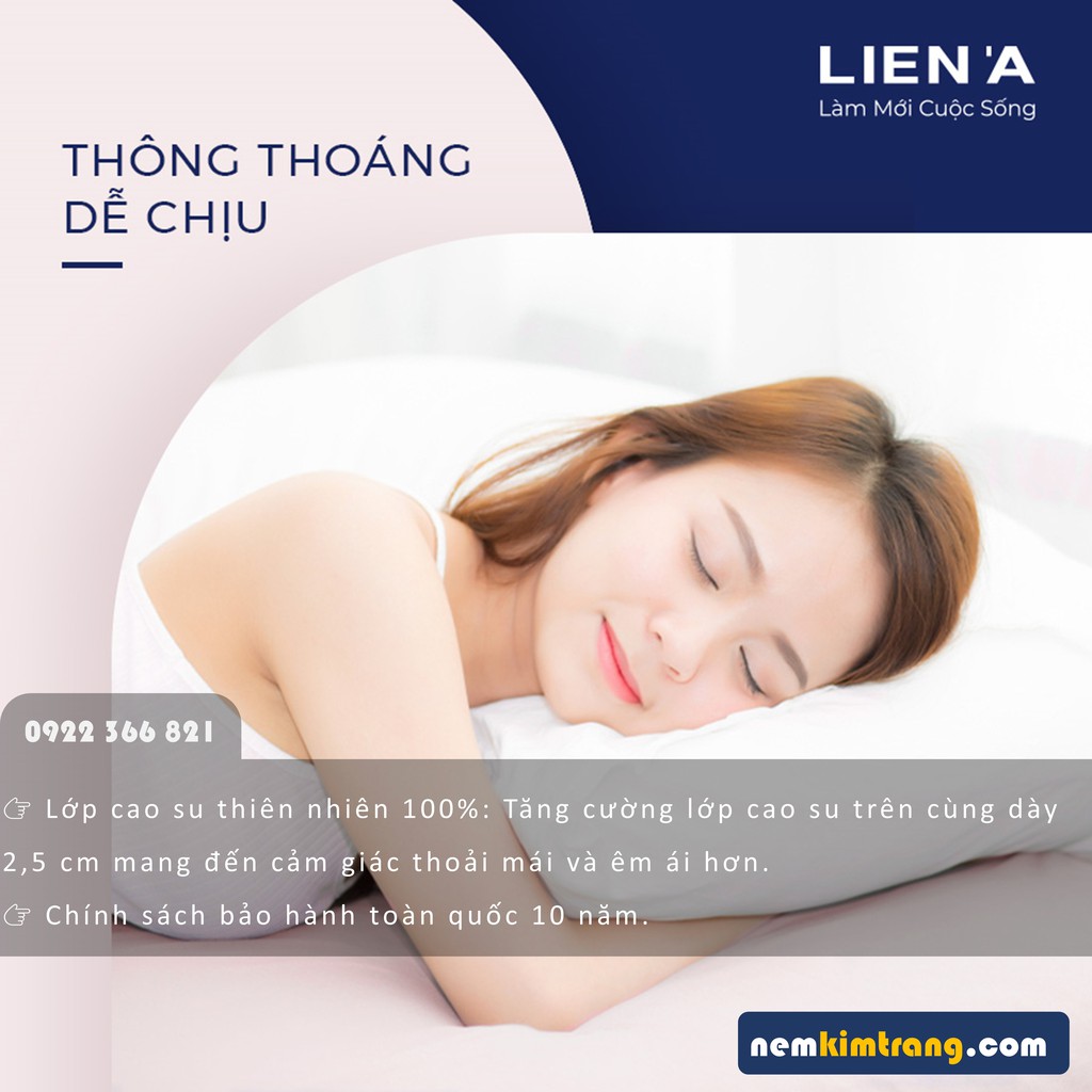 [FREE SHIP] Nệm đa tầng IKI Comfort Liên Á - CHÍNH HÃNG, BẢO HÀNH 10 NĂM