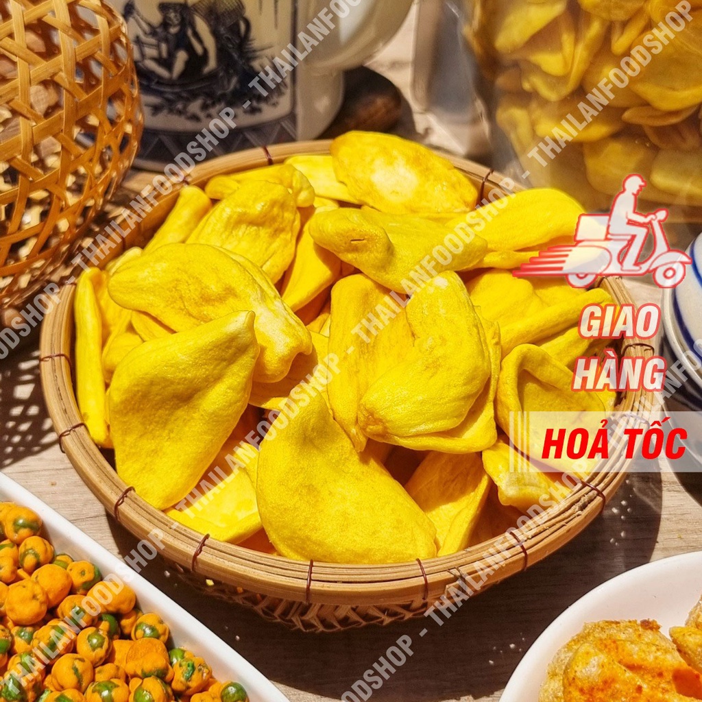 Mít Sấy Giòn Nguyên Miếng Hàng Xuất Khẩu Túi 500gr