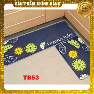 ❄🎀🎀THẢM BẾP 3D HÌNH CHỮ L. 🎀🎀 CAO CẤP CHỐNG TRƠN TRƯỢT