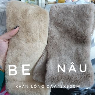 Khăn lông thỏ Sky cashmere ngắn các màu