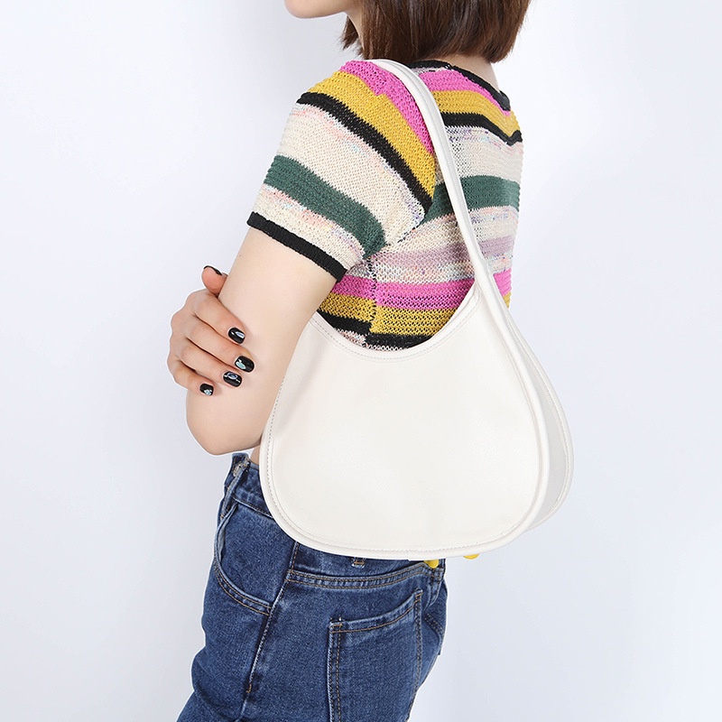 IELGY Túi Xách Nữ Kiểu Dáng Đơn Giản Màu Trơn Ngọt Ngào