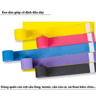 BỘ 2 CUỘN DÂY QUẤN CÁN VỢT CẦU LÔNG , TENNIS PK2