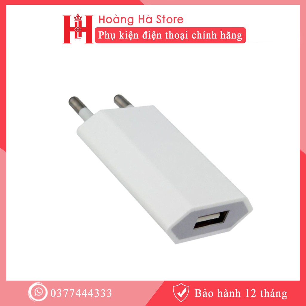 Củ Sạc dẹt IP XSMax zin new  - EU/Korea