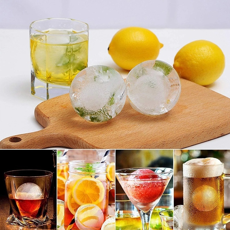 Khuôn Làm Đá Bi Tròn Đa Năng Bằng Thép Không Gỉ