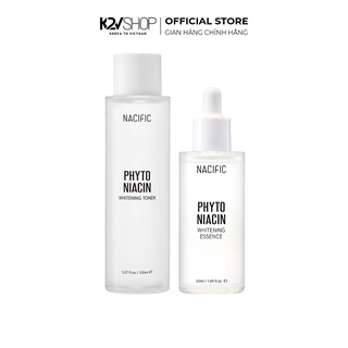 COMBO dưỡng trắng da NACIFIC Phyto Niacin Whitening Toner 150ml + Whitening Essence 50ml - K2V Shop