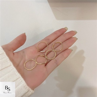 Set nhẫn 5  chiếc đơn giản cá tính