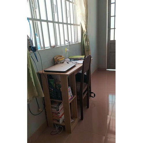 BÀN HỌC BÀN LÀM VIỆC CÓ NGĂN ĐỂ CÂY MÁY TÍNH, NGĂN ĐỂ SÁCH - KHOA PHÁT 3