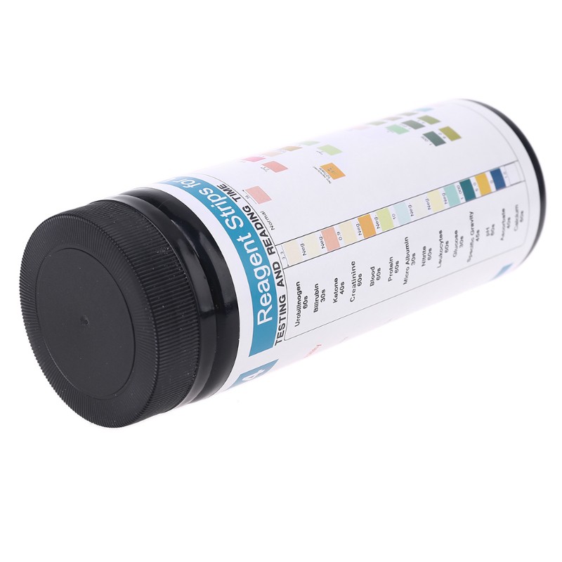 kiss* 100 Strips URS-14 Urine Test Paper Strip 14 Parameters Ketone Calcuim Glucose...