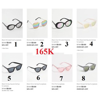 MẮT KÍNH RUE21 Kèm bill