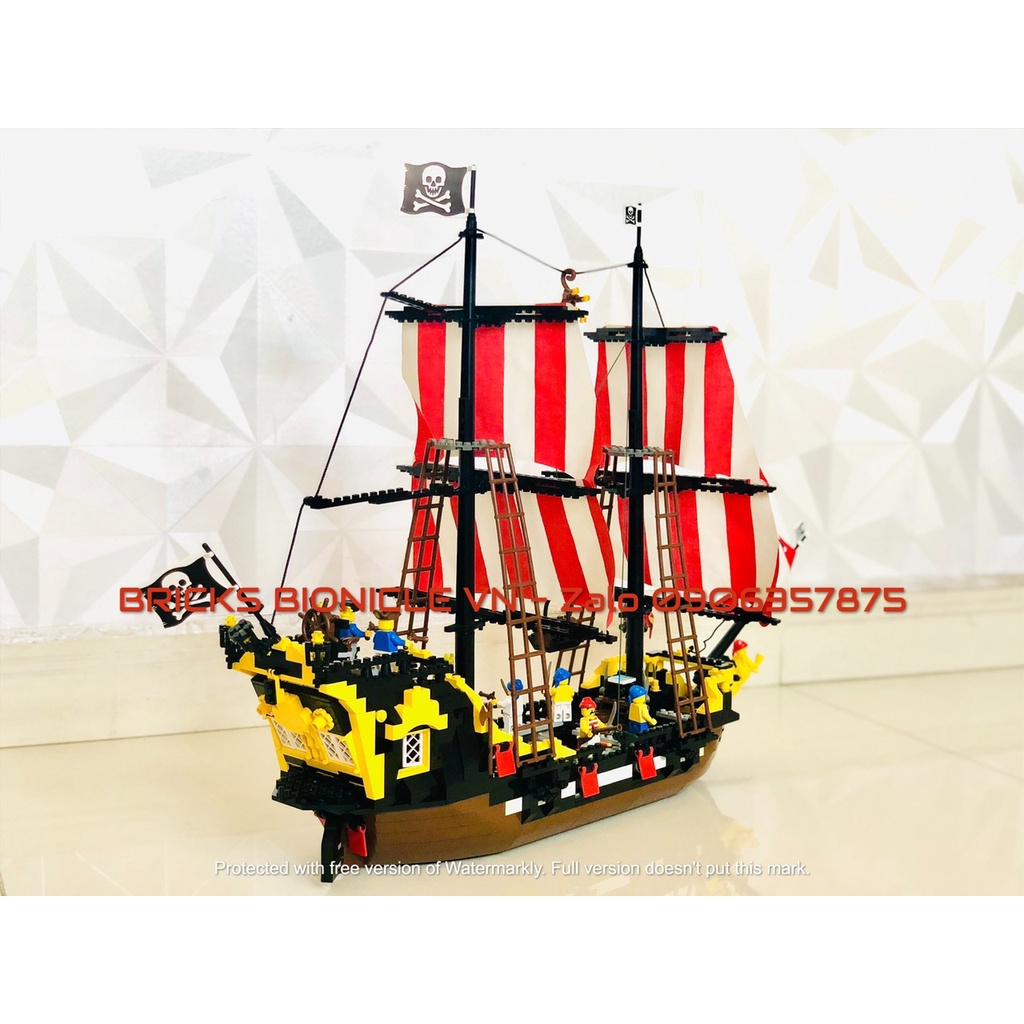 LEGO PIRATES SYSTEM - ĐỒ CHƠI XẾP HÌNH LEGO TÀU CƯỚP BIỂN -  6285 BLACK SEA BARRACUDA - TÀU HẢI TẶC BARRACUDA