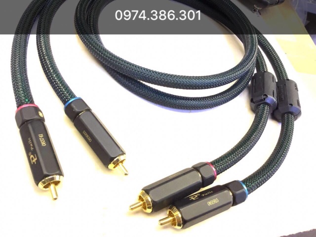 Cặp dây tín hiệu AV (RCA) audio cao cấp kết hợp Jack PALIC mạ vàng.