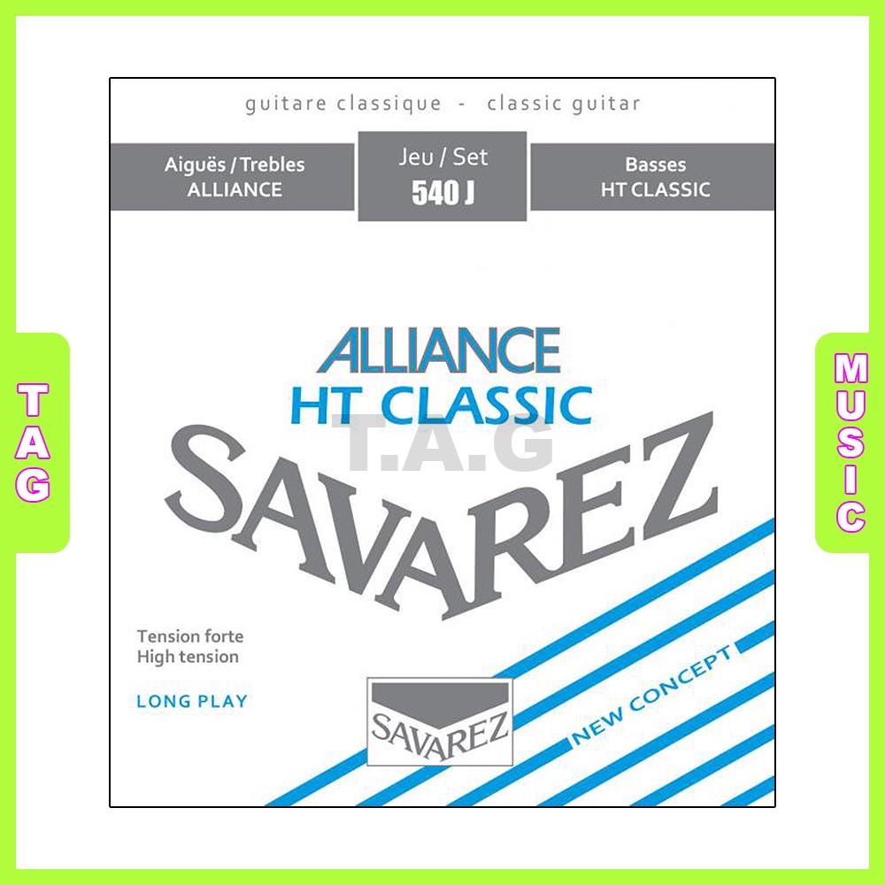 Dây nylon đàn Guitar Classic SAVAREZ 540J/ ALLIANCE HT CLASSIC/ HIGH TENSION  chính hãng France (EU)