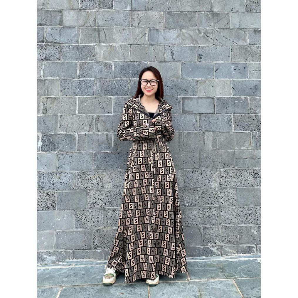 11.11 Áo chống nắng nữ toàn thân vải Umi dáng xòe không xẻ sau che kín chân thoáng mát mẫu mới 2021 | BigBuy360 - bigbuy360.vn