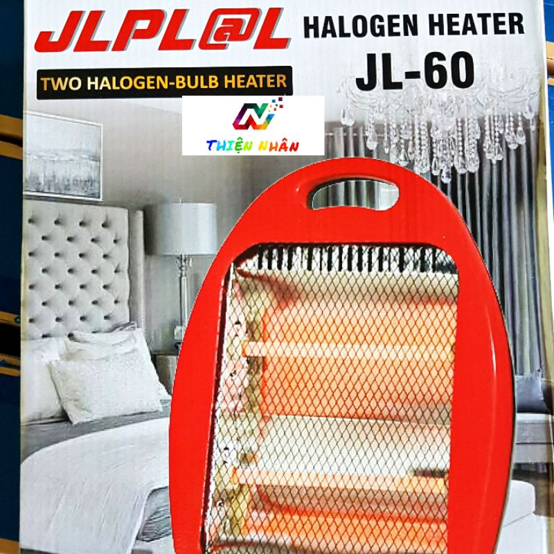 Đèn Sưởi 2 Bóng Hình Cá Halogen 800W, Máy Sưởi, Quạt Sưởi Cao Cấp Ấm Nhanh Tỏa Đều